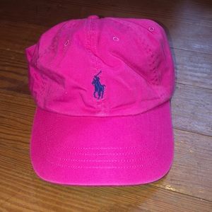 Pink Polo hat